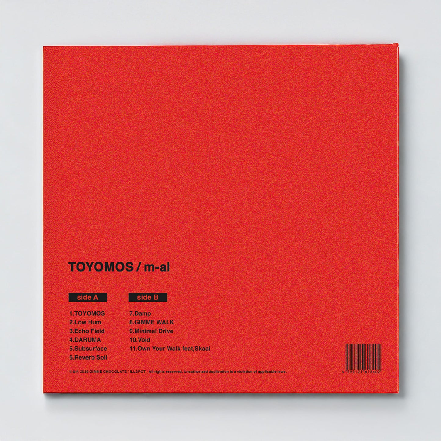 【200枚限定】TOYOMOS/m-al(アナログレコード)