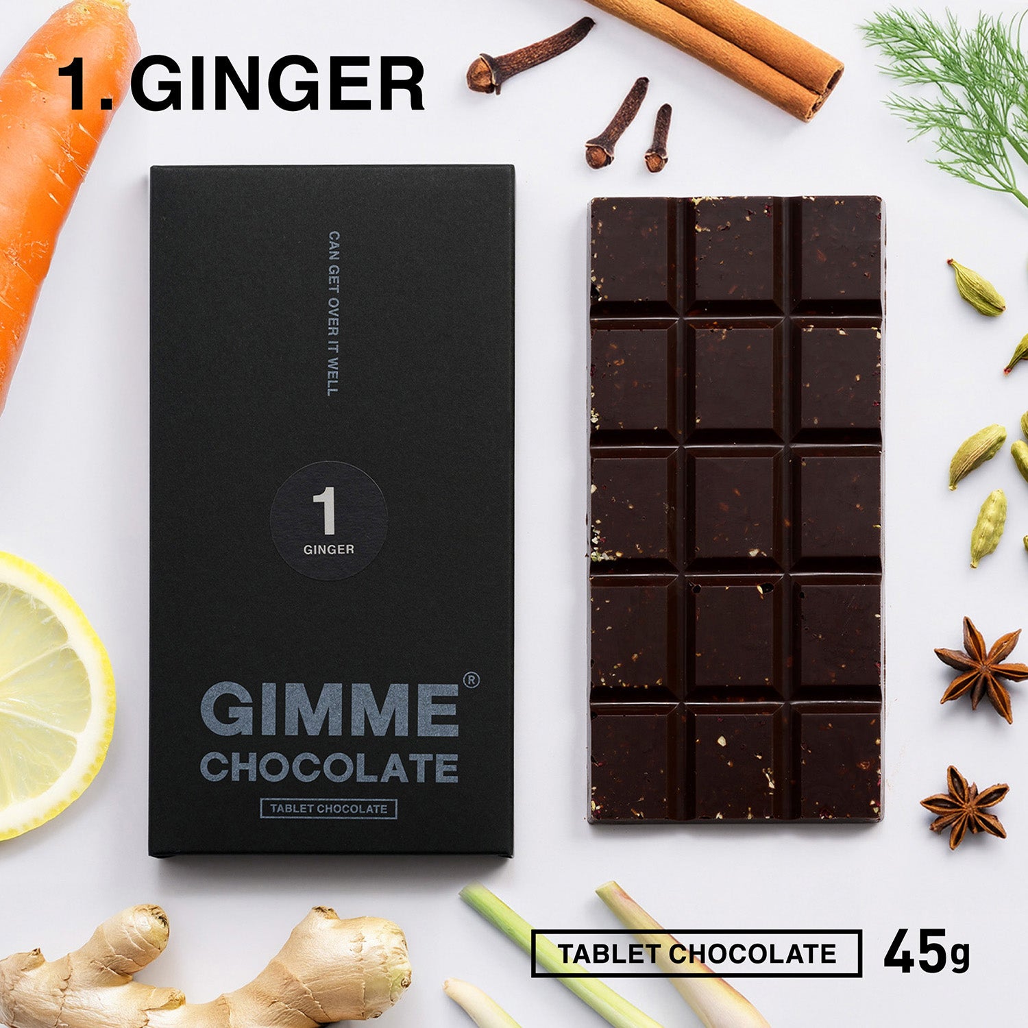 希少 Lサイズ GIMMI CHOCOLATE ギミチョコ GIMME CHOCOLATE「GINGER」45g