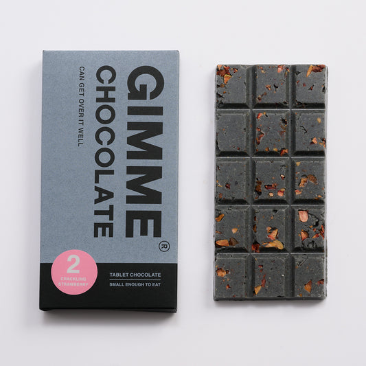 GIMME CHOCOLATE"CRACKLING STRAWBERRY" 50g